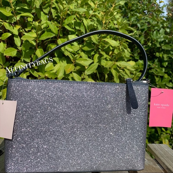 Kate spade joeley glitter crossbody dusk dawn blue - Picture 4 of 7